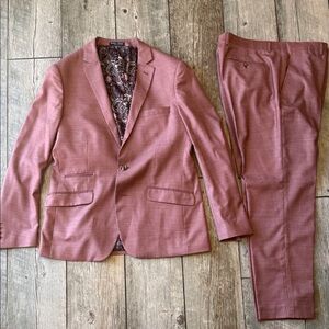 Men's Dusty Rose Suit Jacket & Pants